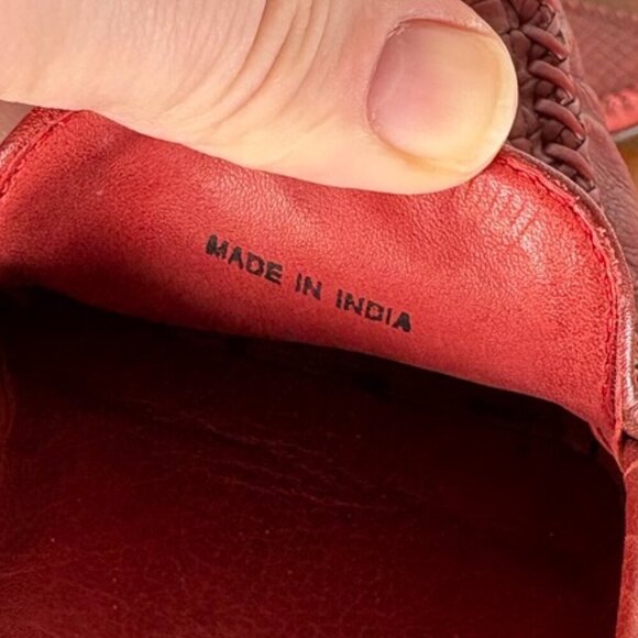 Cole Haan Braided Copper Red Slip on Loafers Size: 8.5 - Picture 5 of 14